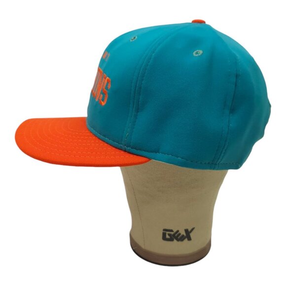 AJD Miami Dolphins Snapback Cap NFL Football Vintage 90s USA Made Embroidered - Picture 10 of 13